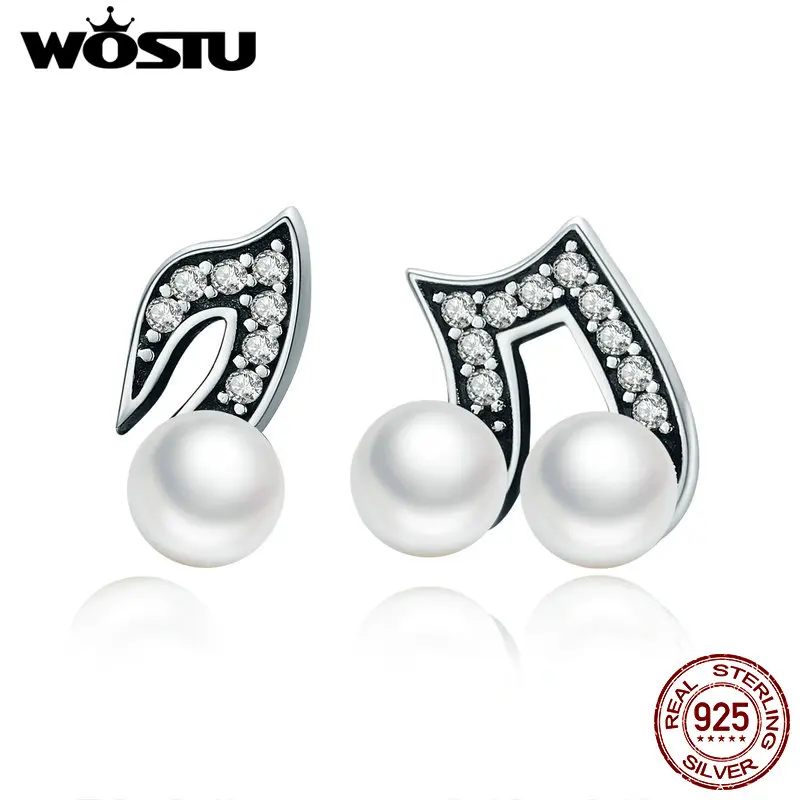 WOSTU 100% 925 Sterling Silver Hiphop Style Melody Small Stud Earrings for Women Clear CZ Luxury Silver Jewelry Brincos DXE201
WOSTU 100% 925 Sterling Silver Hiphop Style Melody Small Stud Earrings for Women Clear CZ Luxury Silver Jewelry Brincos DXE201