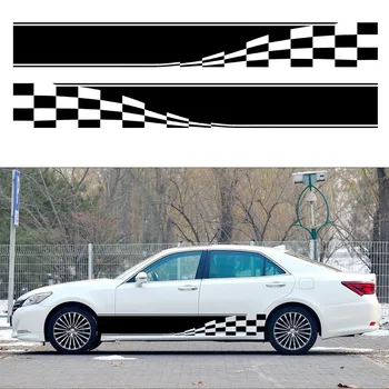 2pcs 152*18.5cm 3D Stickers Car Styling Flag and lattice customizable racing car stickers and decals Body Stickers decorations
2pcs 152*18.5cm 3D Stickers Car Styling Flag and lattice customizable racing car stickers and decals Body Stickers decorations