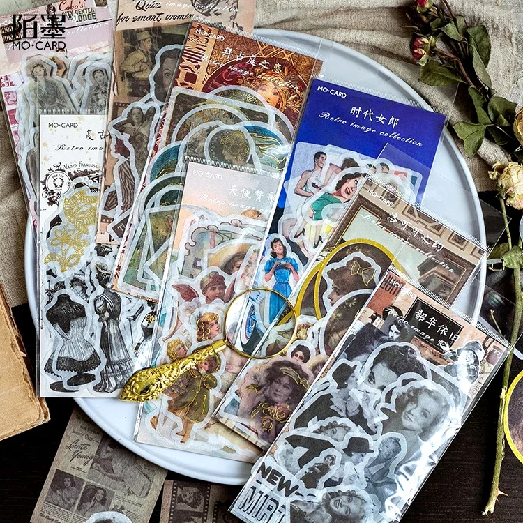 60Pcs/Pack Retro Era Beauty Girl Large sticker Waterproof Sticker Decoration DIY Handmade Arts Craft Sticker
60Pcs/Pack Retro Era Beauty Girl Large sticker Waterproof Sticker Decoration DIY Handmade Arts Craft Sticker