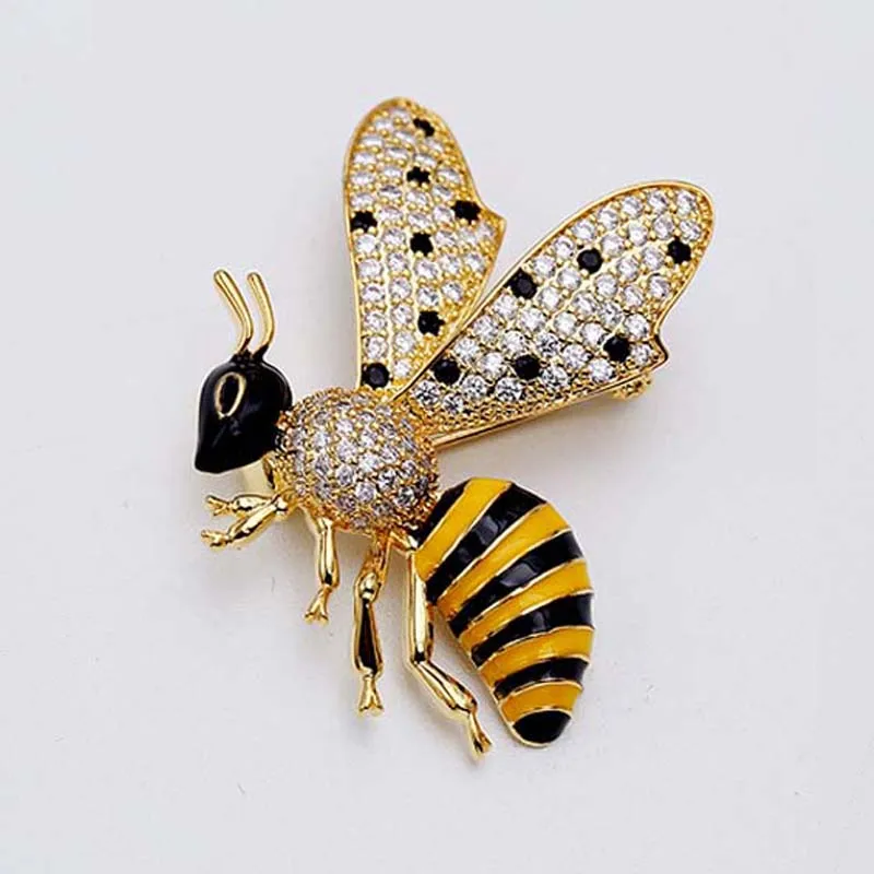 Red Trees Brand Design New Arrival High Quality Fashion Cute Insect Bee Brooch Pin For Women With Box Package Christmas Gift
Red Trees Brand Design New Arrival High Quality Fashion Cute Insect Bee Brooch Pin For Women With Box Package Christmas Gift