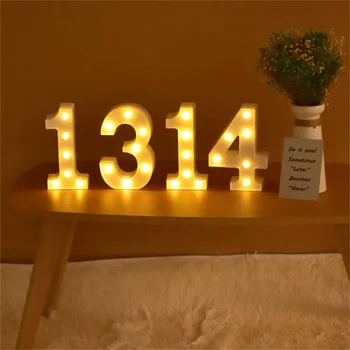 Led Lights Number Lights LED Digital Night Lamp Holiday Romantic Lights For Wedding Party Valentine's Day Birth Gift
Led Lights Number Lights LED Digital Night Lamp Holiday Romantic Lights For Wedding Party Valentine's Day Birth Gift