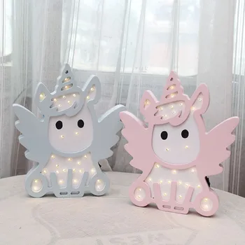 INS Angel Unicorn Lamp LED Night Light Nordic Cartoon Wall Hanging For Children Room Decoration Baby Photographic Props Gift
INS Angel Unicorn Lamp LED Night Light Nordic Cartoon Wall Hanging For Children Room Decoration Baby Photographic Props Gift