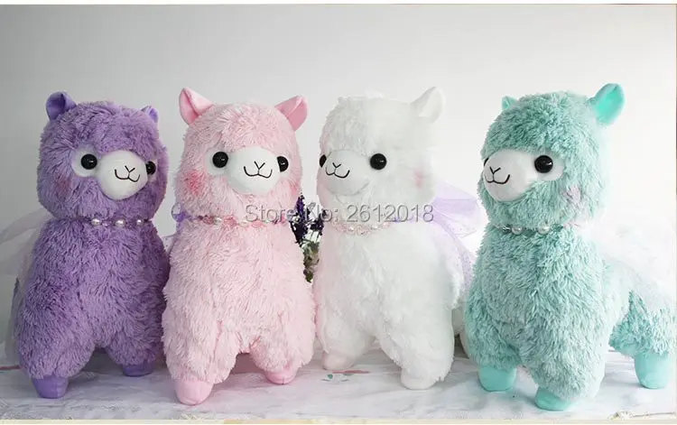 Japan Amuse Dreamy Alpacasso Alpaca PINK White Green Purple With Ribbon Sheep Plush Toy 18" Kid Gift Free Shipping
Japan Amuse Dreamy Alpacasso Alpaca PINK White Green Purple With Ribbon Sheep Plush Toy 18" Kid Gift Free Shipping