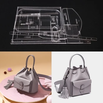 1set DIY Acrylic Leather Template Home Handwork Leathercraft Sewing Pattern Tools Accessory Shoulder Bag 215x210x135mm
1set DIY Acrylic Leather Template Home Handwork Leathercraft Sewing Pattern Tools Accessory Shoulder Bag 215x210x135mm