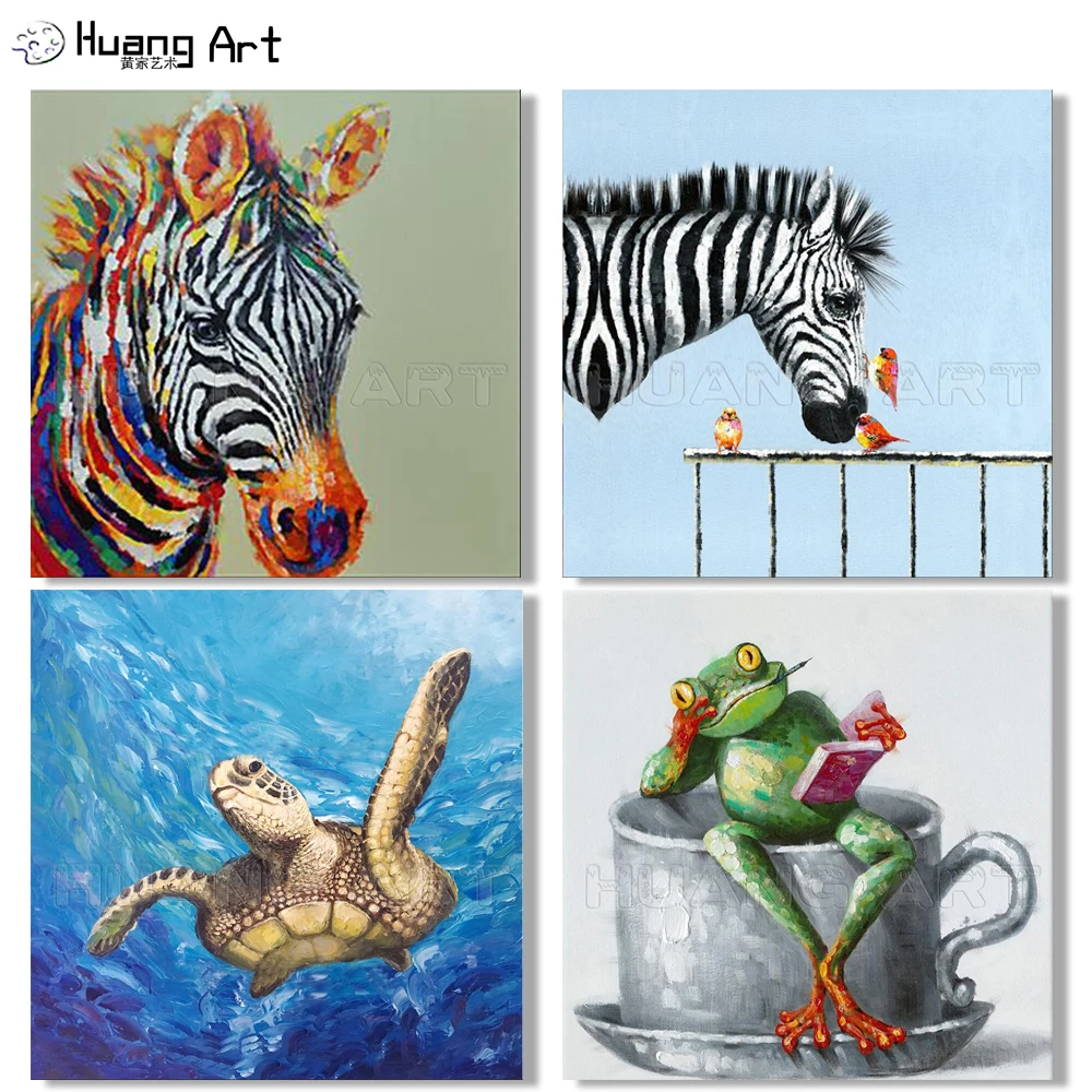 Hot Handmade Piano Frog Sea Turtle Oil Painting On Canvas for Room Decor Knife Painting Zebra Funny Animals Hang Paintings
Hot Handmade Piano Frog Sea Turtle Oil Painting On Canvas for Room Decor Knife Painting Zebra Funny Animals Hang Paintings