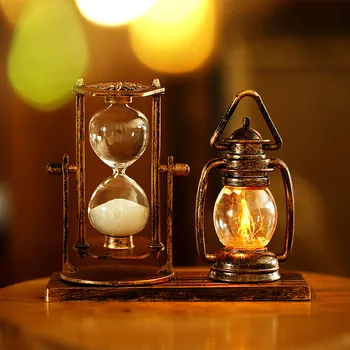 Creative Lamp Miniature Hourglass Sandglass Flashing Student Birthday Gifts Home Table Decoration Retro Hourglass Figurines
Creative Lamp Miniature Hourglass Sandglass Flashing Student Birthday Gifts Home Table Decoration Retro Hourglass Figurines