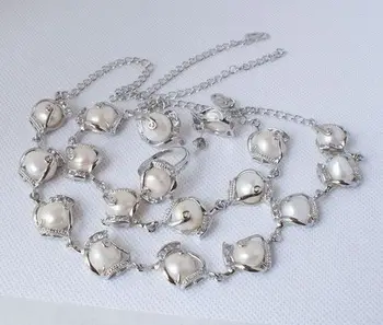 Prett Lovely Women's Wedding shipping>Charming 3 Choices Pink Black And White Pearl Necklace Bracelet Earring Ring Set
Prett Lovely Women's Wedding shipping>Charming 3 Choices Pink Black And White Pearl Necklace Bracelet Earring Ring Set