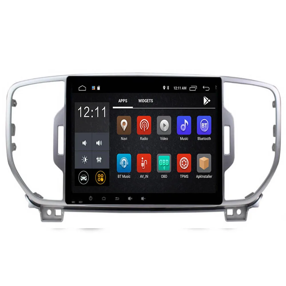 4G + 32G Android 10 автомобильный Радио мультимедийный плеер GPS навигатор для KIA Sportage 4 2016