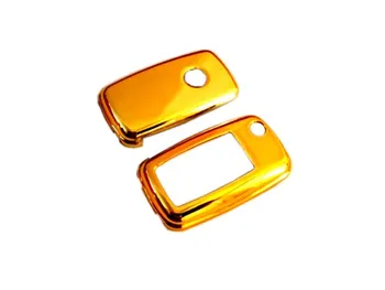 Remote Flip Key Cover Case Skin Shell Cap Fob Protection Gold Plated Chrome for VW MK6 SEAT SKODA
Remote Flip Key Cover Case Skin Shell Cap Fob Protection Gold Plated Chrome for VW MK6 SEAT SKODA
