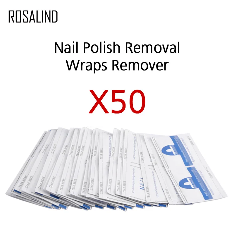 ROSALIND 50PCS/bag Removal Wraps for Gel Nail Polish Manicure Cleaning Professional Nail Polish Soak Off Nail Art Remover
ROSALIND 50PCS/bag Removal Wraps for Gel Nail Polish Manicure Cleaning Professional Nail Polish Soak Off Nail Art Remover