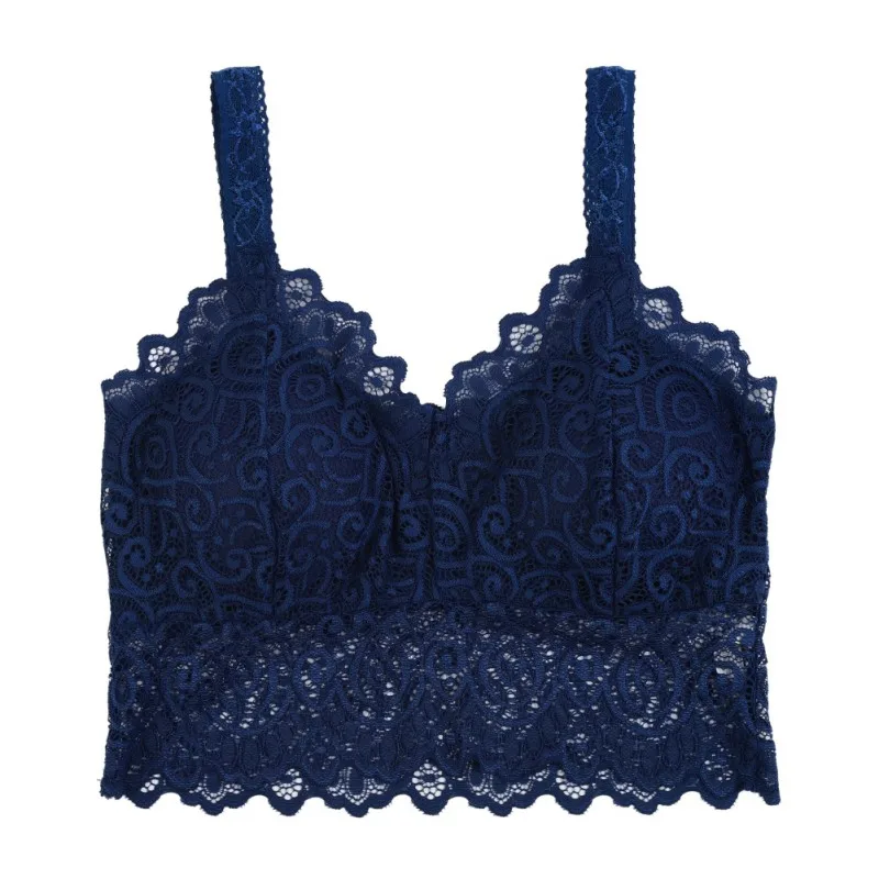 Women Lace Sexy Lingerie V-neck Bralette Bra Crop Top Floral Cami Padded Tank Tops Underwear
Women Lace Sexy Lingerie V-neck Bralette Bra Crop Top Floral Cami Padded Tank Tops Underwear