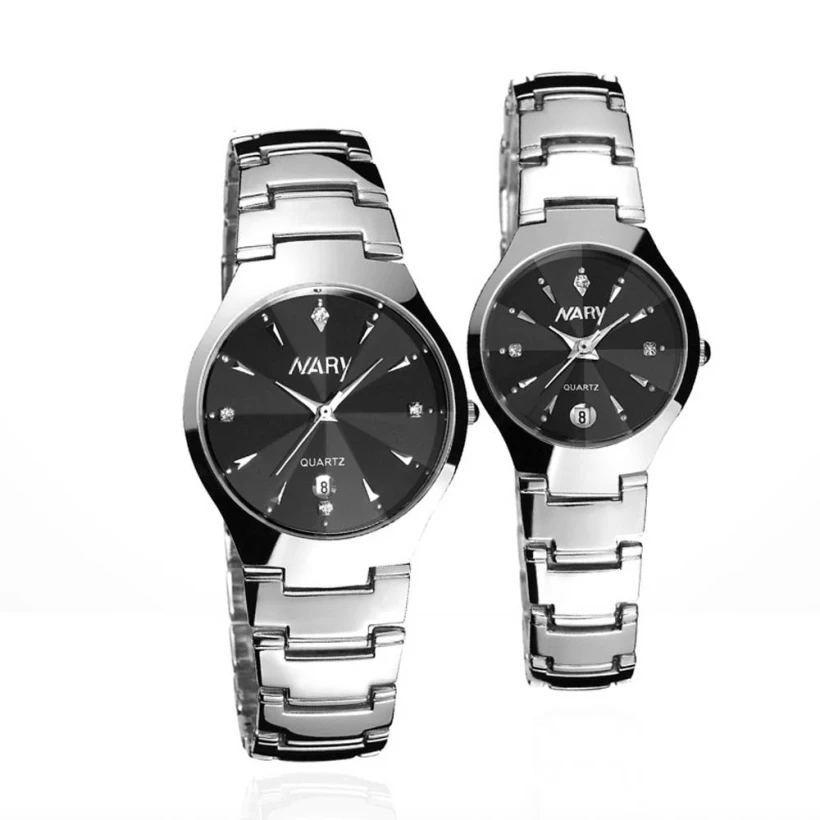 2pcs Fashion Couple Watch 1pair luxury brand casual Wristwatches Single Calendar Quartz Stainless Steel Date Wrist Watches Clock
2pcs Fashion Couple Watch 1pair luxury brand casual Wristwatches Single Calendar Quartz Stainless Steel Date Wrist Watches Clock