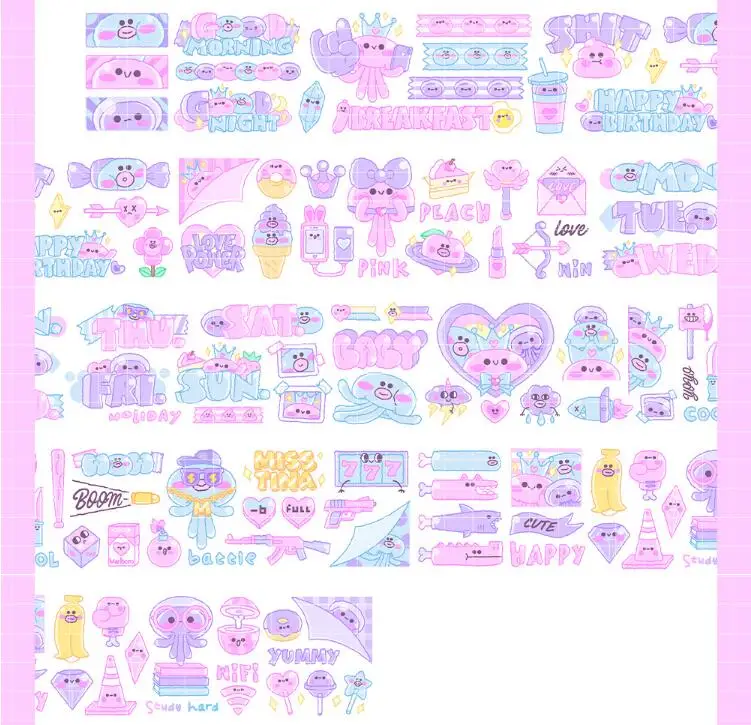 Special ink 45mm Original Kawaii cartoon bubblegum jellyfish lovely Decoration Washi Tape DIY Planner Scrapbooking Masking Tape
Special ink 45mm Original Kawaii cartoon bubblegum jellyfish lovely Decoration Washi Tape DIY Planner Scrapbooking Masking Tape