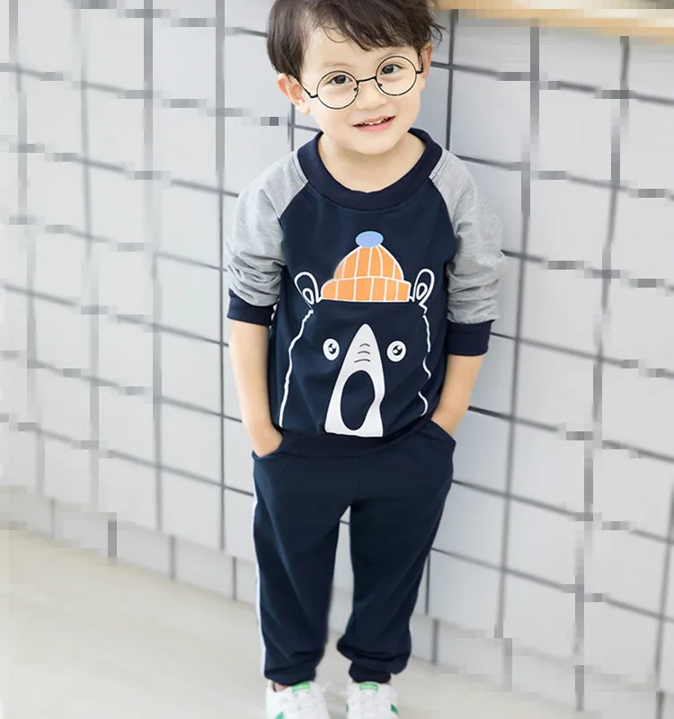 Spring Baby Boys Clothes Full Sleeve T-shirt And Pants 2pcs Cotton Suits Children Clothing Sets Toddler Brand Tracksuits
Spring Baby Boys Clothes Full Sleeve T-shirt And Pants 2pcs Cotton Suits Children Clothing Sets Toddler Brand Tracksuits