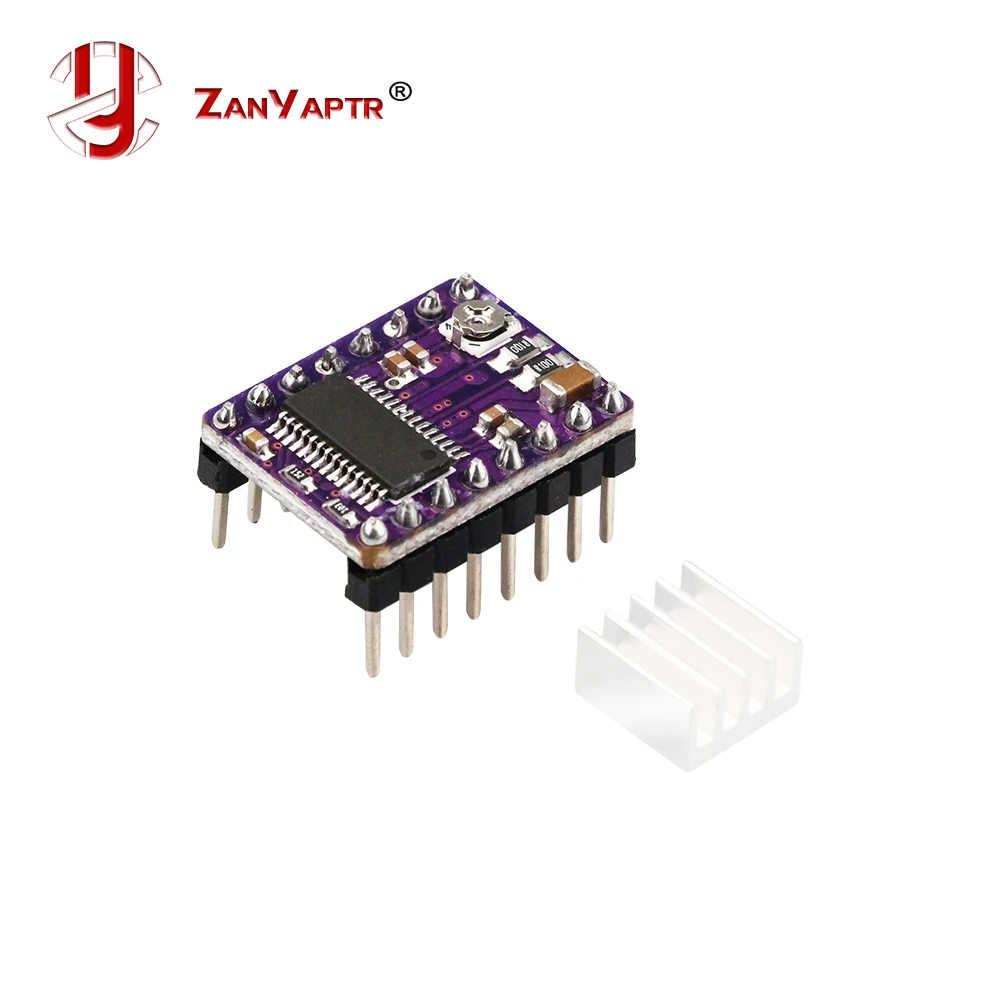 3D Printer StepStick DRV8825 Stepper Motor Driver For Ramps 1.4 Reprap 4 PCB Module With Heat Sink 10Pcs/lot
3D Printer StepStick DRV8825 Stepper Motor Driver For Ramps 1.4 Reprap 4 PCB Module With Heat Sink 10Pcs/lot