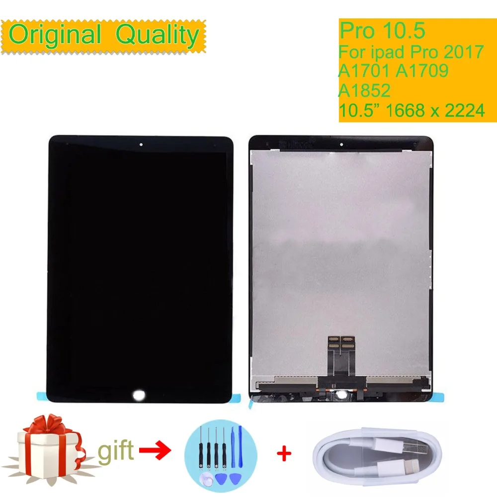 ORIGINAL For Apple iPad Pro 10.5 2017 LCD Display Touch Screen Digitizer Assembly A1852 A1701 A1709 Touch Panel Complete 10.5
ORIGINAL For Apple iPad Pro 10.5 2017 LCD Display Touch Screen Digitizer Assembly A1852 A1701 A1709 Touch Panel Complete 10.5