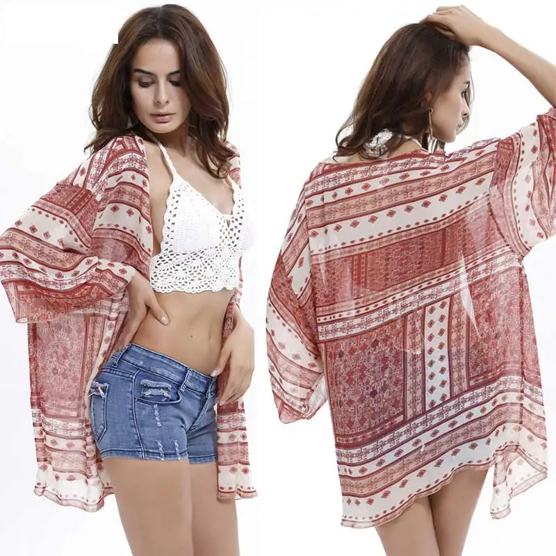 Ladys Beach CoverUp Embroidered Floral Bikini Cover Up Swimwear Women Robe Beach Cardigan Chiffon cardigan
Ladys Beach CoverUp Embroidered Floral Bikini Cover Up Swimwear Women Robe Beach Cardigan Chiffon cardigan