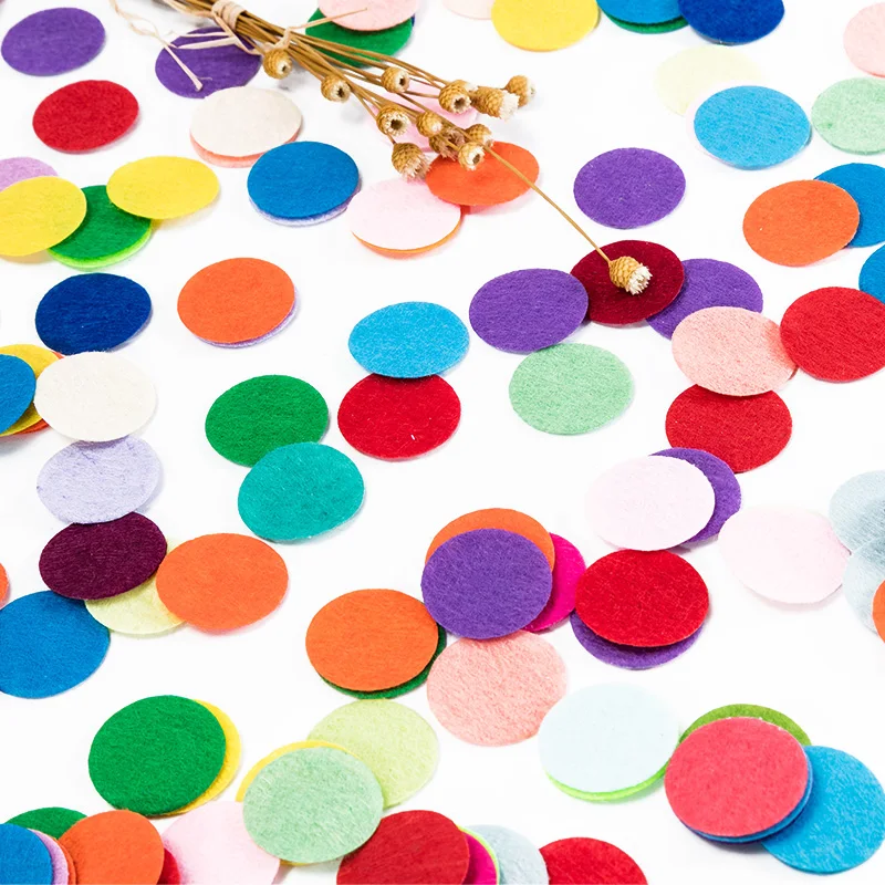 100pcs Artificial Non Woven Felt Fabric Round Felt Eco-Friendly Cloth Felts DIY Bundle For Sewing Dolls Scrapbook craft supplies
100pcs Artificial Non Woven Felt Fabric Round Felt Eco-Friendly Cloth Felts DIY Bundle For Sewing Dolls Scrapbook craft supplies