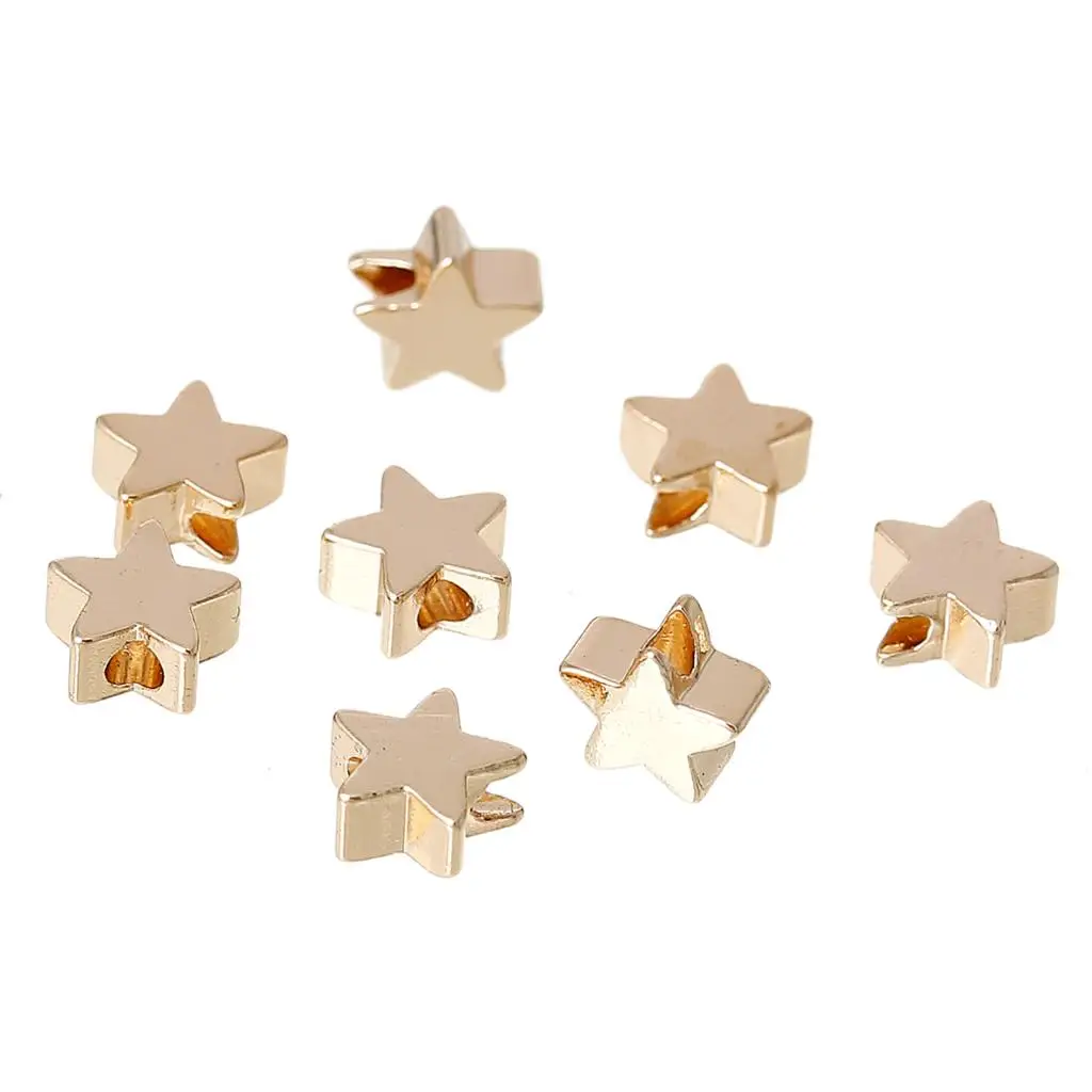 DoreenBeads Copper Spacer Beads Stars Gold color About 5.0mm( 2/8") x 5.0mm( 2/8"),Hole:Approx 1.5mm,20 PCs
DoreenBeads Copper Spacer Beads Stars Gold color About 5.0mm( 2/8") x 5.0mm( 2/8"),Hole:Approx 1.5mm,20 PCs