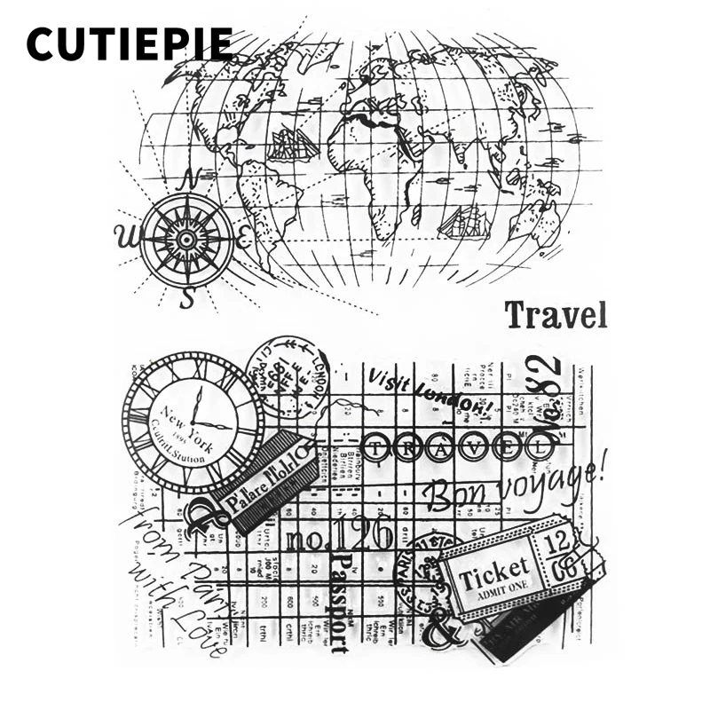 Travel Around The Earth Transparent Clear Stamps for Scrapbooking DIY Photo Album Embossing Folder Paper Template Decoration
Travel Around The Earth Transparent Clear Stamps for Scrapbooking DIY Photo Album Embossing Folder Paper Template Decoration