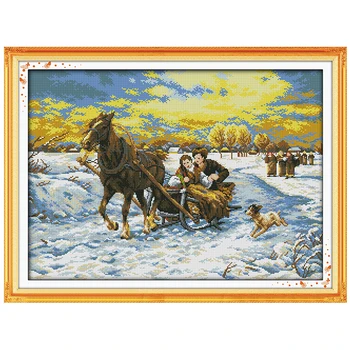 Marry Counted Cross Stitch DIY 11CT printed 14CT Cross Stitch Set Cross-Stitch Kits Embroidery Needlework
Marry Counted Cross Stitch DIY 11CT printed 14CT Cross Stitch Set Cross-Stitch Kits Embroidery Needlework