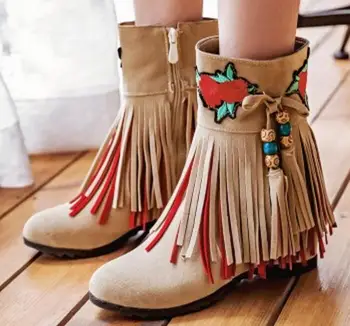 Zapatos Mujer Winter Shoes Woman Women Pumps Ladies Wedge Sapato Feminino Tassel Ankle Snow Boots Height Increasing G61218
Zapatos Mujer Winter Shoes Woman Women Pumps Ladies Wedge Sapato Feminino Tassel Ankle Snow Boots Height Increasing G61218