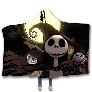 The Nightmare Before Christmas Jack Skull Printed Hooded Wearable Blanket Soft Warm Cloak Women Men Kids Cosplay Gift
The Nightmare Before Christmas Jack Skull Printed Hooded Wearable Blanket Soft Warm Cloak Women Men Kids Cosplay Gift