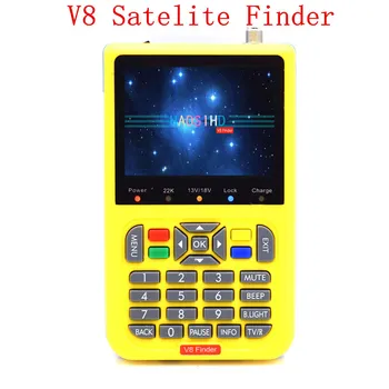 V8 Finder 3.5 inch LCD digital HD DVB-S2 Satellite Finder MPEG-4 DVB S2 Satellite Meter Satfinder Full 1080P Finder VS WS-6933
V8 Finder 3.5 inch LCD digital HD DVB-S2 Satellite Finder MPEG-4 DVB S2 Satellite Meter Satfinder Full 1080P Finder VS WS-6933