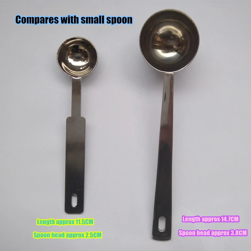 Big metal  wax spoon 1-2