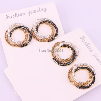 5pair Handmade Jewelry Pave crystal rhinestone charm stud earrings fashion jewelry
5pair Handmade Jewelry Pave crystal rhinestone charm stud earrings fashion jewelry