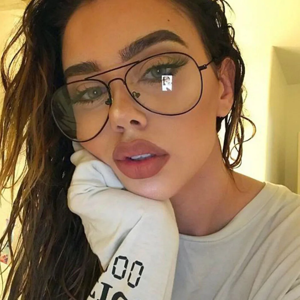 1PC Frame Eyeglasses Fashion Women Girls ThinSturdy Metal Spectacle Frame Eyeglasses Clear Lens Glasses New Driver Goggles
1PC Frame Eyeglasses Fashion Women Girls ThinSturdy Metal Spectacle Frame Eyeglasses Clear Lens Glasses New Driver Goggles