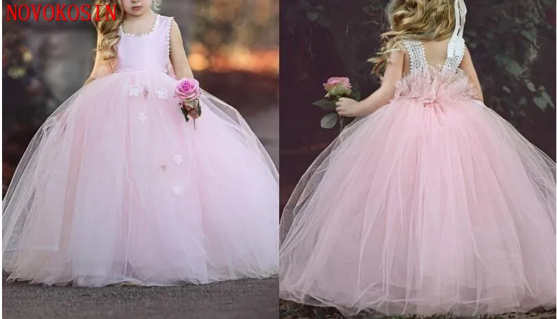 2019 New Arrival Tutu Ball Gown Flower Girl Dresses Square Pink Tulle Princess Handmade Flower Floor Length Birthday Party Dress
2019 New Arrival Tutu Ball Gown Flower Girl Dresses Square Pink Tulle Princess Handmade Flower Floor Length Birthday Party Dress