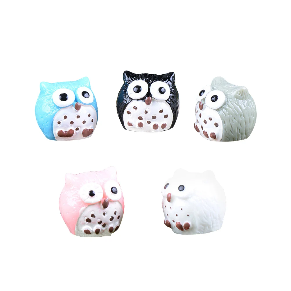 5Pcs Owls Miniature Mini Resin Bonsai Home Garden Micro Landscape Succulent Plant Pots Craft Fairy Decor Mini Miniature Owl 
5Pcs Owls Miniature Mini Resin Bonsai Home Garden Micro Landscape Succulent Plant Pots Craft Fairy Decor Mini Miniature Owl
