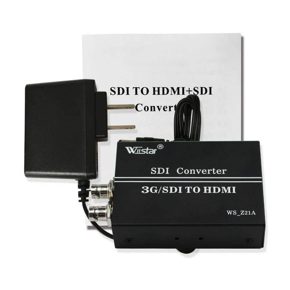 Wiistar 3G SD HD SDI to SDI HDMI Video Converter with SDI Loop BNC to HDMI Audio Video Adapter 720P 1080P for Monitors
Wiistar 3G SD HD SDI to SDI HDMI Video Converter with SDI Loop BNC to HDMI Audio Video Adapter 720P 1080P for Monitors
