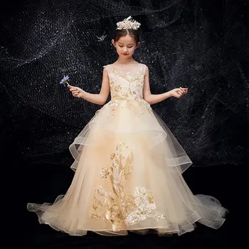 2019High-Grade New Arrival Children Girls Piano Guzheng Costume Princess Long Tail Dress Kids Teens Birthday Evening Party Dress
2019High-Grade New Arrival Children Girls Piano Guzheng Costume Princess Long Tail Dress Kids Teens Birthday Evening Party Dress