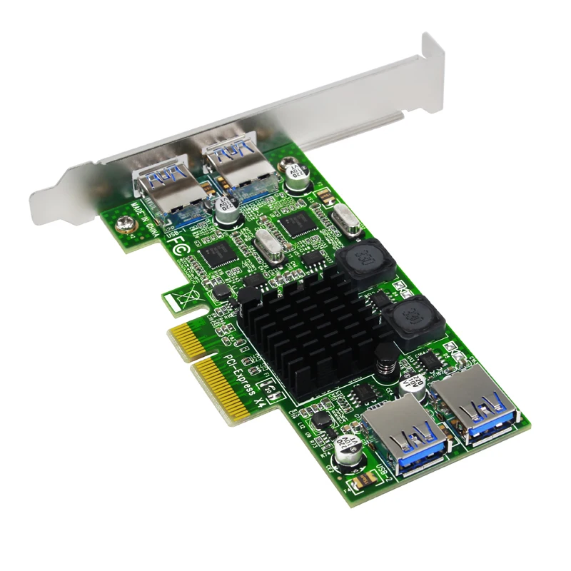 Добавлены карты BTBcoin PCIE USB 3 0 карта PCI E/PCI Express контроллер с 5 25 Фронтальная панель