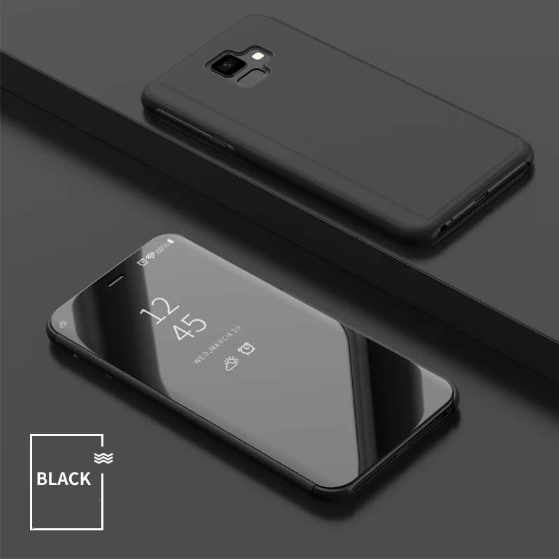 Luxury Mirror Clear View Case for Samsung Galaxy J6 prime Phone Cover Plating Base Vertical Stand
Luxury Mirror Clear View Case for Samsung Galaxy J6 prime Phone Cover Plating Base Vertical Stand