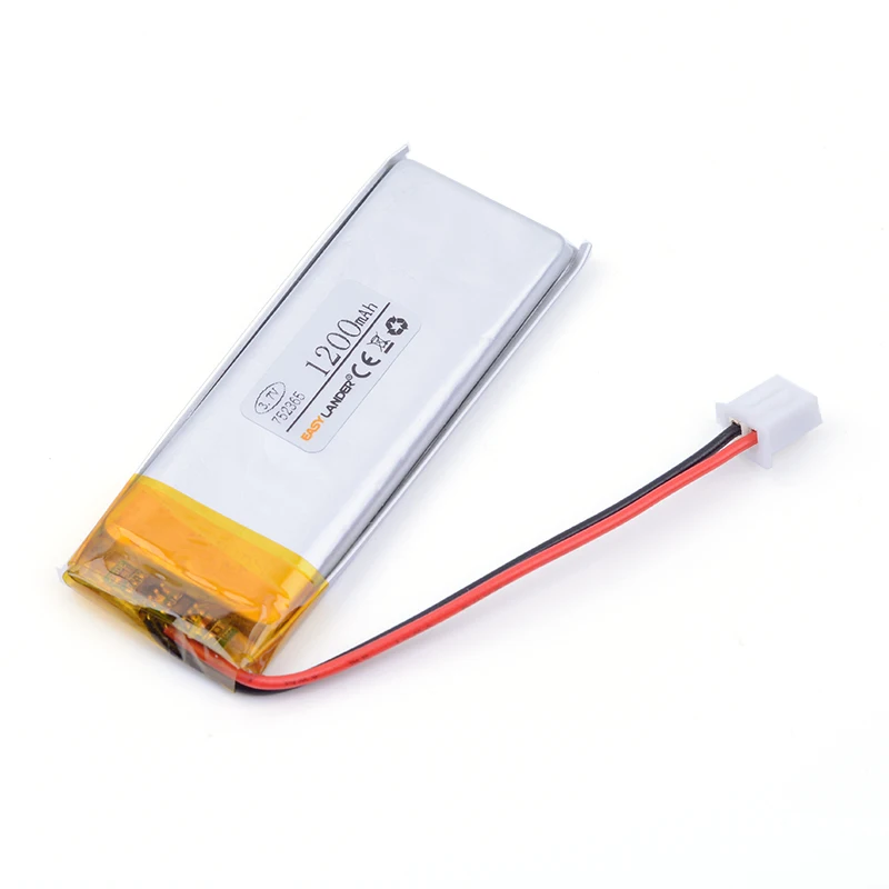 XHR-2P 2.54 1200 mAh 3.7V lithium polymer battery 752365 phone charging Po power bank PAD PSP Vedio Game
XHR-2P 2.54 1200 mAh 3.7V lithium polymer battery 752365 phone charging Po power bank PAD PSP Vedio Game