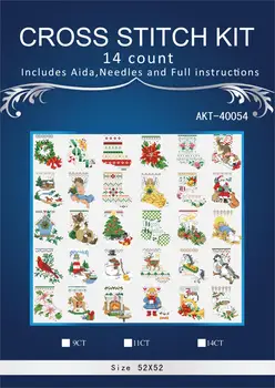 14/16/18/28 Counted Cross Stitch Kit Tiny Stocking Ornament Christmas Ornaments, 30 pcs stockings bucilla 84293
14/16/18/28 Counted Cross Stitch Kit Tiny Stocking Ornament Christmas Ornaments, 30 pcs stockings bucilla 84293