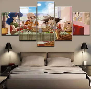 Canvas Print Paintings For Living Room Wall Art 5 Pieces Dragon Ball Goku Krillin Launch Master Roshi Poster Pictures Home Decor 
Canvas Print Paintings For Living Room Wall Art 5 Pieces Dragon Ball Goku Krillin Launch Master Roshi Poster Pictures Home Decor