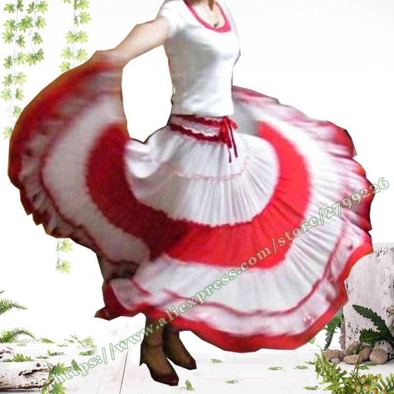 Plus Size 5XL 6XL 7XL Spring Summer Chiffon Tulle Gypsy BOHO Full Circle Pleated Plissee dance Female Long Maxi Skirts Womens | Женская