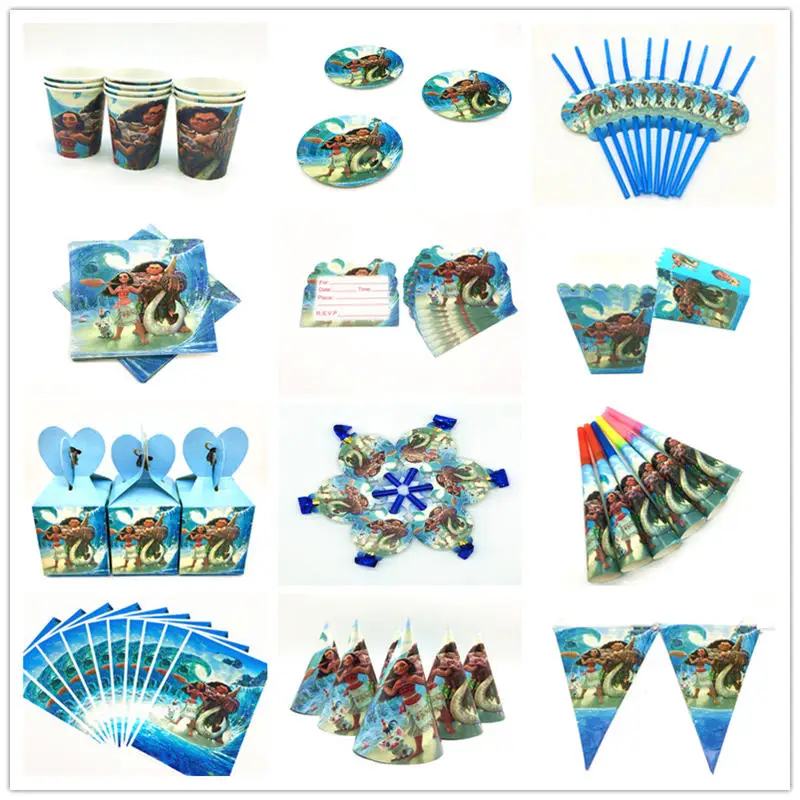 Disney Cartoon Moana Theme Boy Girl Birthday Party Tableware Cup Plate Napkin Mask Flag Gift Bag Drawstring Bag Party Supplies
Disney Cartoon Moana Theme Boy Girl Birthday Party Tableware Cup Plate Napkin Mask Flag Gift Bag Drawstring Bag Party Supplies