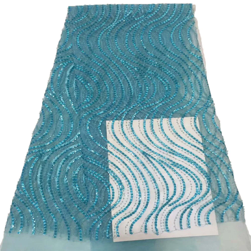 2018 French Embroidery mesh tulle lace fabric with stone and sequin Stylish African sequin lace fabrics HX402-1
2018 French Embroidery mesh tulle lace fabric with stone and sequin Stylish African sequin lace fabrics HX402-1