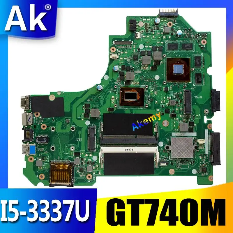 AK K56CB Laptop motherboard for ASUS K56CB K56CM K56C K56 S550CM S550C Test original mainboard I5-3337U GT740M
AK K56CB Laptop motherboard for ASUS K56CB K56CM K56C K56 S550CM S550C Test original mainboard I5-3337U GT740M