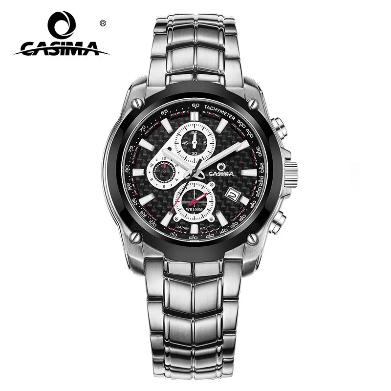 CASIMA Mens Chronograp Sport Watch Fashion 100M Waterproof Diver Military Quartz Wrist Watch Clock Men saat Relogio Masculino
CASIMA Mens Chronograp Sport Watch Fashion 100M Waterproof Diver Military Quartz Wrist Watch Clock Men saat Relogio Masculino