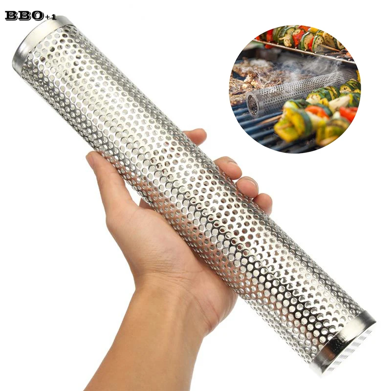 BBQ Pellet Smoker Tube Stainless Steel Cold Smoke Generator BBQ Accessories For Grill Bacon Cold Smoking Meat Fish Salmon
BBQ Pellet Smoker Tube Stainless Steel Cold Smoke Generator BBQ Accessories For Grill Bacon Cold Smoking Meat Fish Salmon