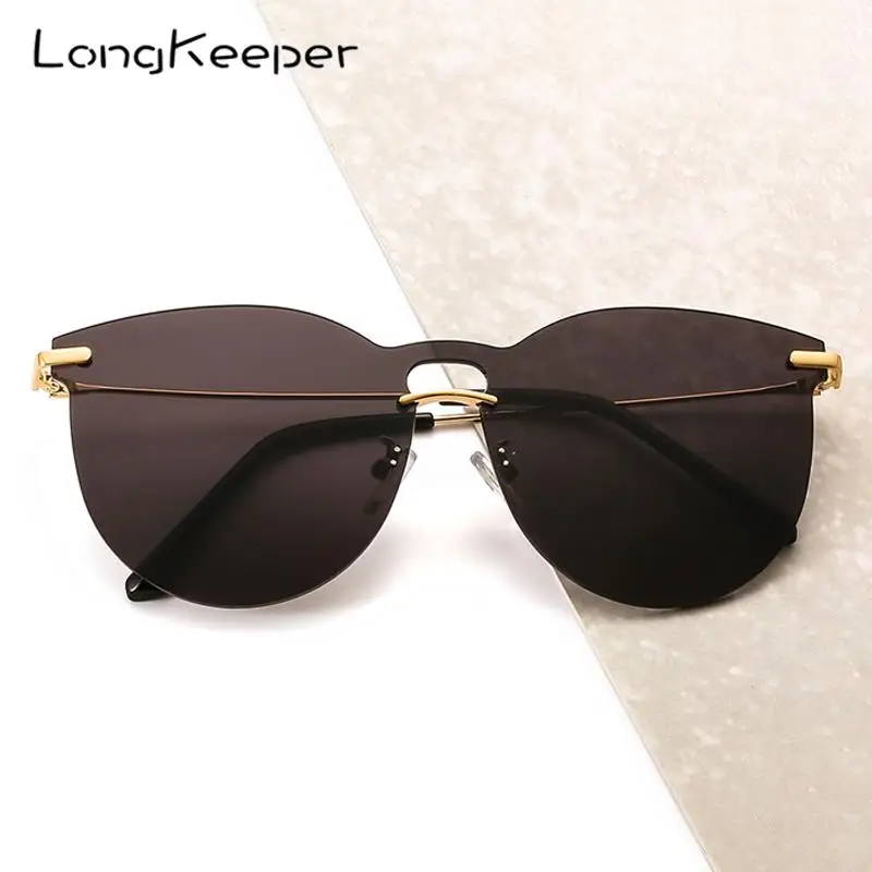 LongKeeper Flat Top Women's Sunglasses Female Rimless Cat Eye Driving Sun Glasses Double Beams Ocean Lens Oculos de sol Feminino
LongKeeper Flat Top Women's Sunglasses Female Rimless Cat Eye Driving Sun Glasses Double Beams Ocean Lens Oculos de sol Feminino