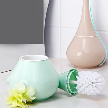 Creative Pure Color Toilet Brush with Holder Compact Vase Long Handle Plastic Cleaning Brushes for Storage Bathroom
Creative Pure Color Toilet Brush with Holder Compact Vase Long Handle Plastic Cleaning Brushes for Storage Bathroom