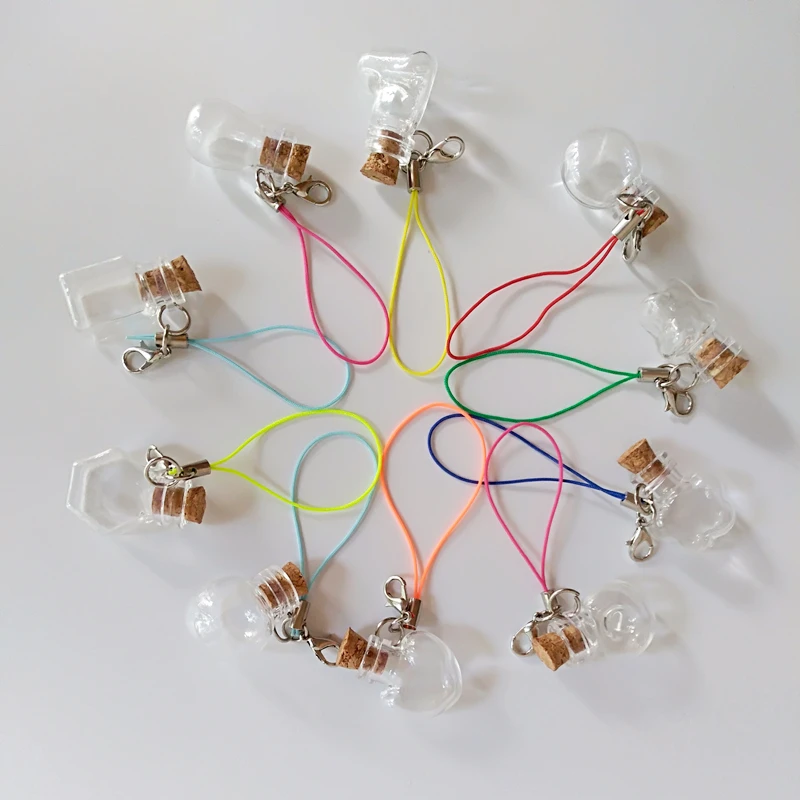 20pcs Mix Style Cute Shaped corked glass bottle +20pcs Random Lobster clasp wishing glass vials sealed small Pendant bottle
20pcs Mix Style Cute Shaped corked glass bottle +20pcs Random Lobster clasp wishing glass vials sealed small Pendant bottle