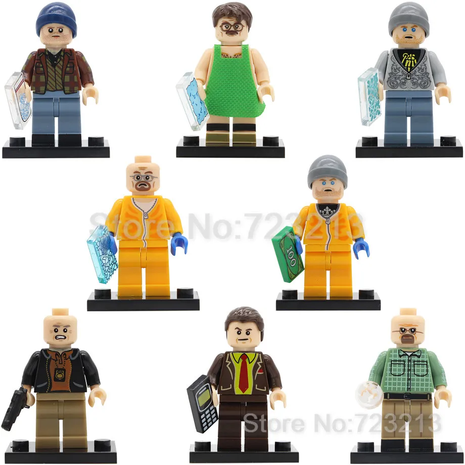 Single Sale Breaking Bad KL9009 Walter White Jesse Figure Pinkman Hank Schrader Lawyer Saul Building Blocks Model Bricks Toys
Single Sale Breaking Bad KL9009 Walter White Jesse Figure Pinkman Hank Schrader Lawyer Saul Building Blocks Model Bricks Toys